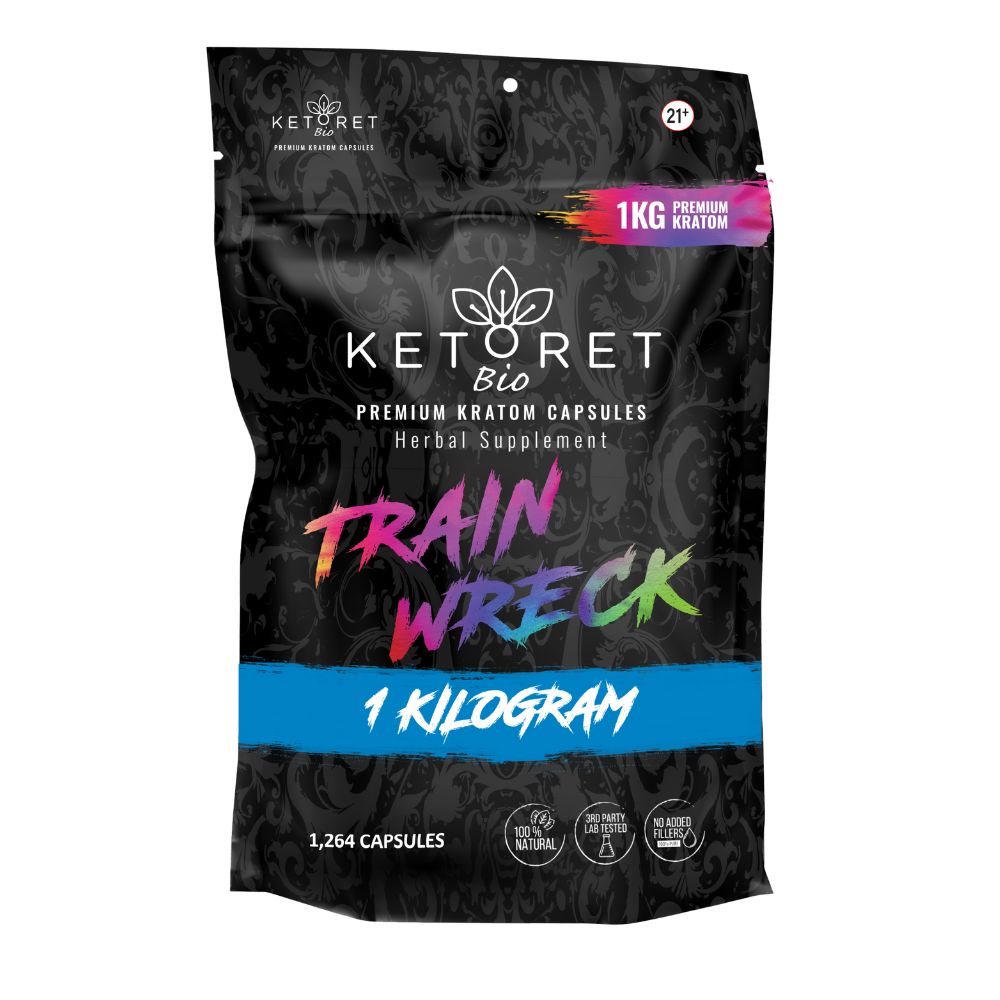 Ketoret Bio - Trainwreck Kratom Capsules