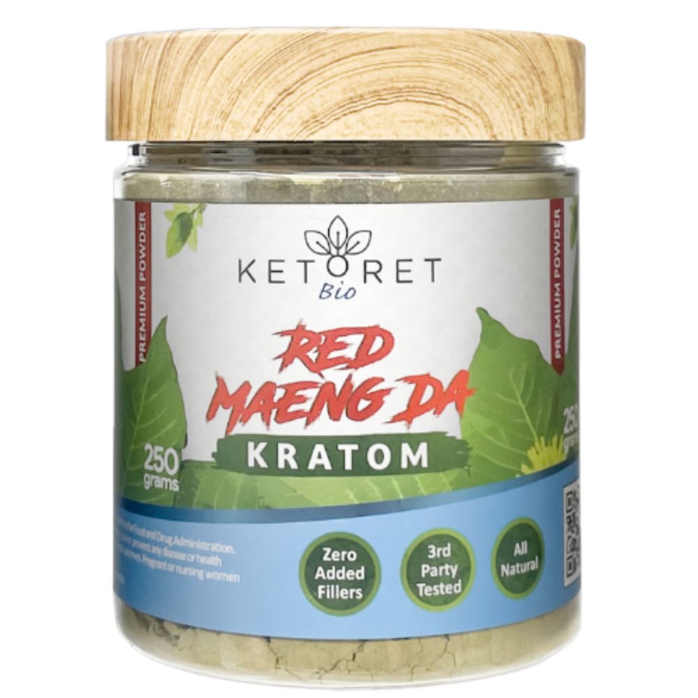 Red Maeng Da Kratom Powder Jars