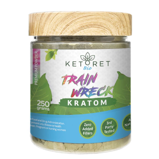 Trainwreck Kratom Powder Jars
