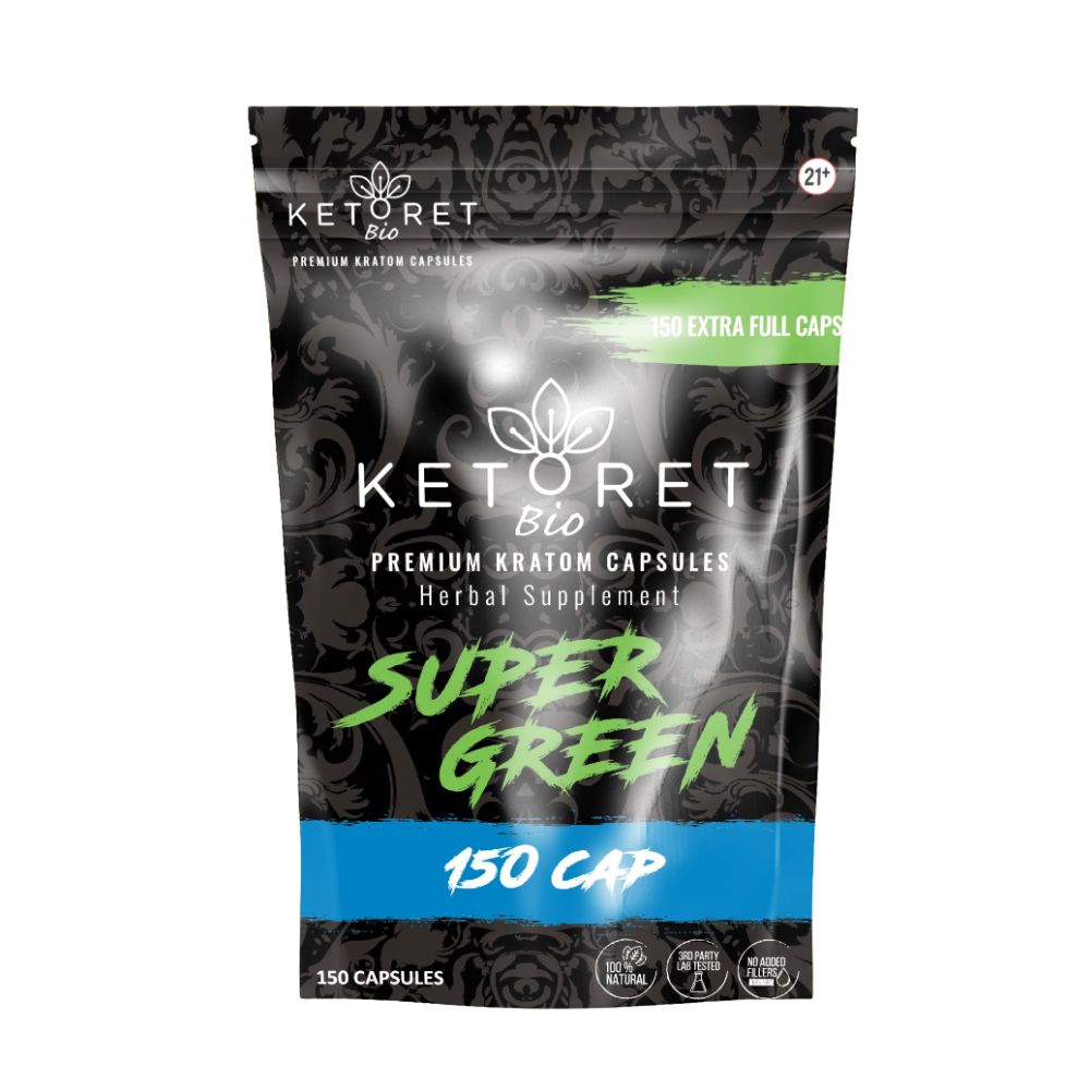 Ketoret Bio - Super Green Kratom Capsules