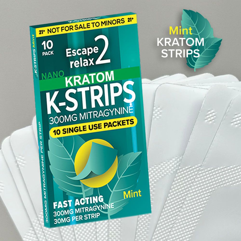 K-Strips l Kratom Extract 80% MIT Strips